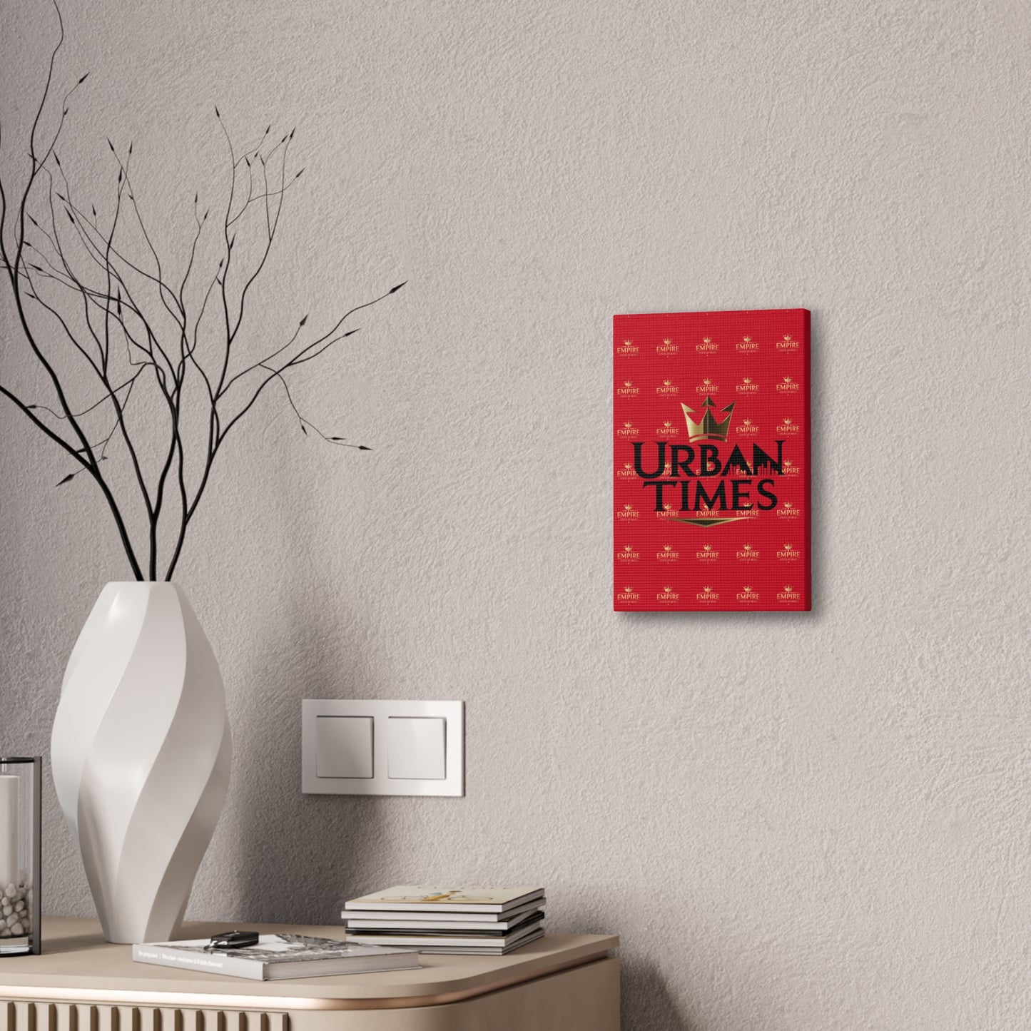Urban Times Canvas Art - Modern Wall Decor, Home Decoration, Gift for Urbanites, Unique Artwork for Living Room