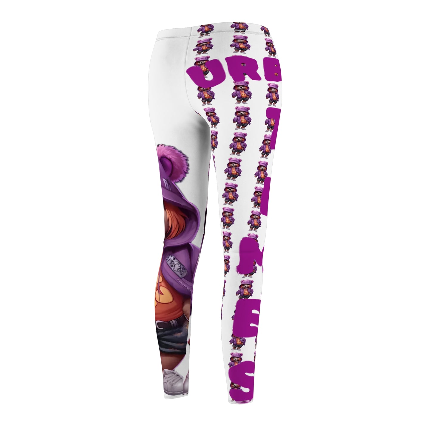 Playful Women's Casual Leggings, Cute Animal Print Leggings, Comfortable Activewear, Fun Outfit for Everyday