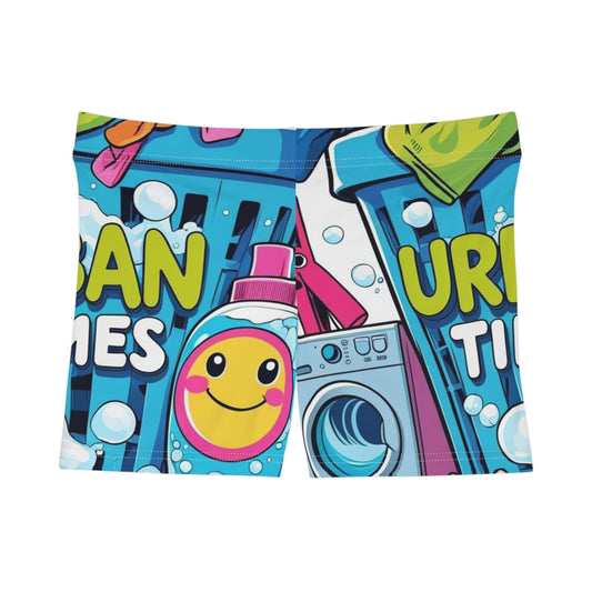 Vibrant Women's Shorts, Fun Summer Gift, Beach Apparel, Playful Casual Wear, Unique Graphic Design