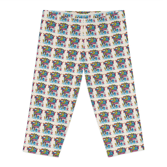 Women's Capri Leggings (AOP)