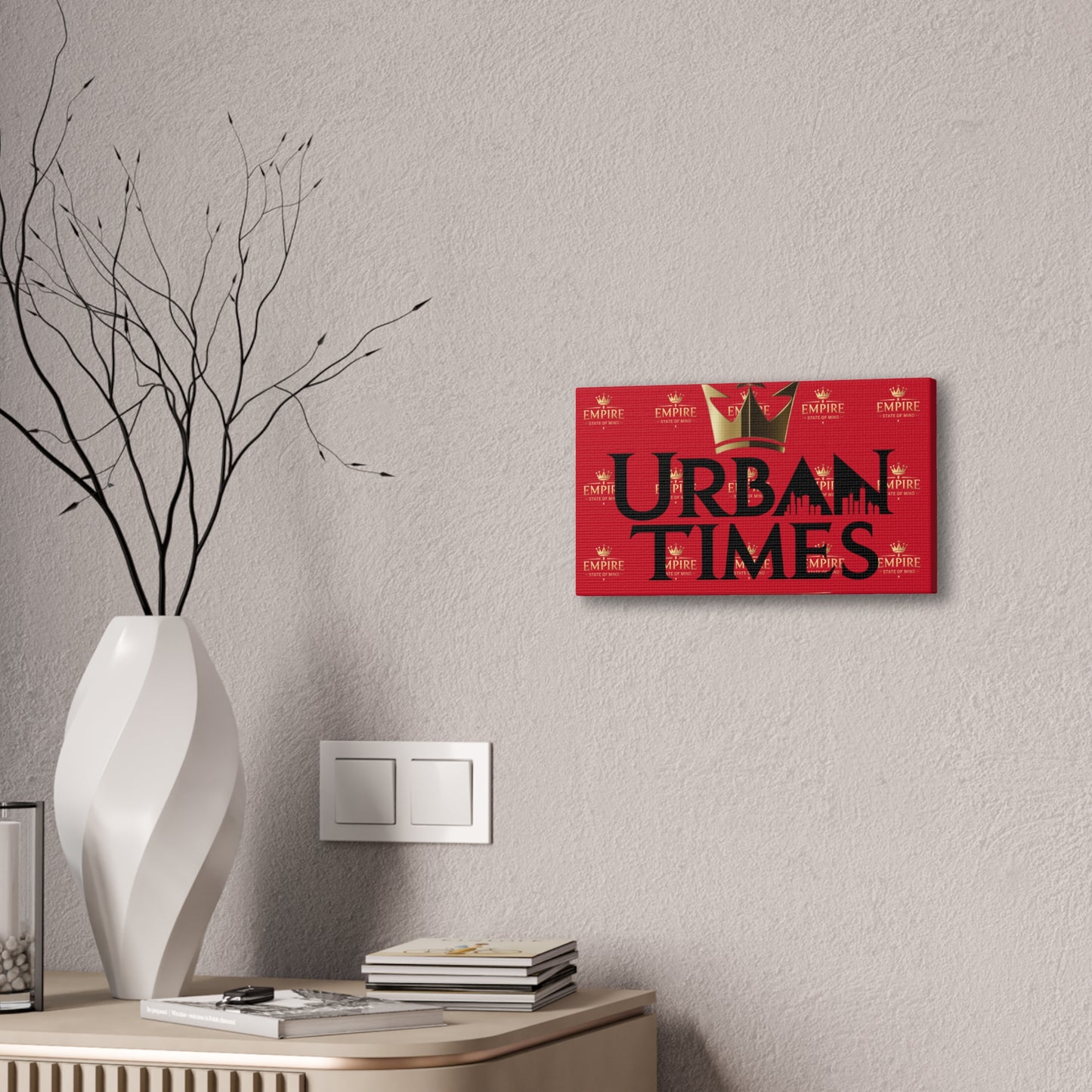 Urban Times Canvas Art - Modern Wall Decor, Home Decoration, Gift for Urbanites, Unique Artwork for Living Room