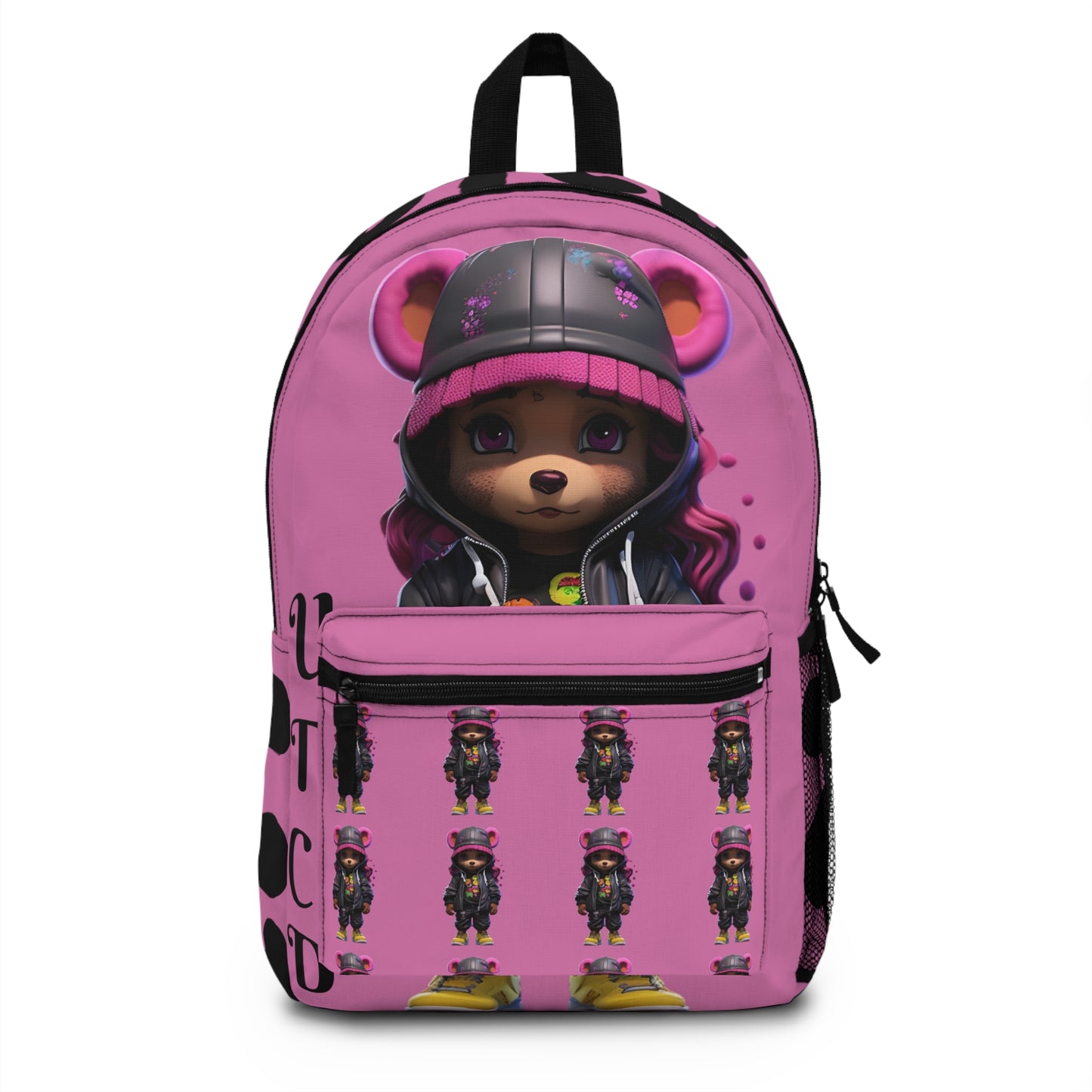 LIL QUEENS CLUB: HOODIE BEAR BACKPACK