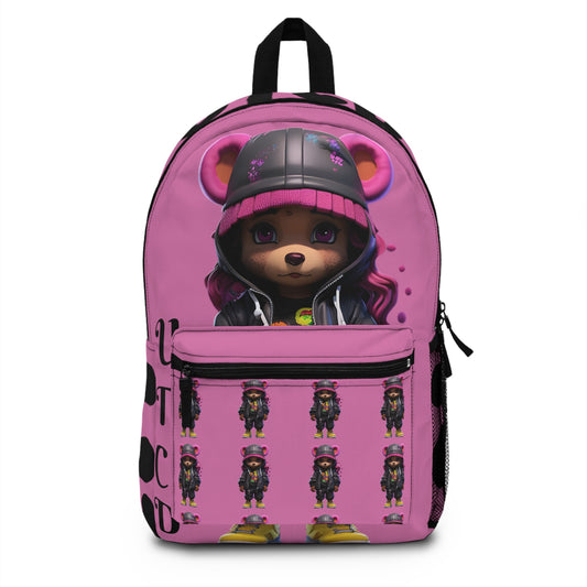 LIL QUEENS CLUB: HOODIE BEAR BACKPACK