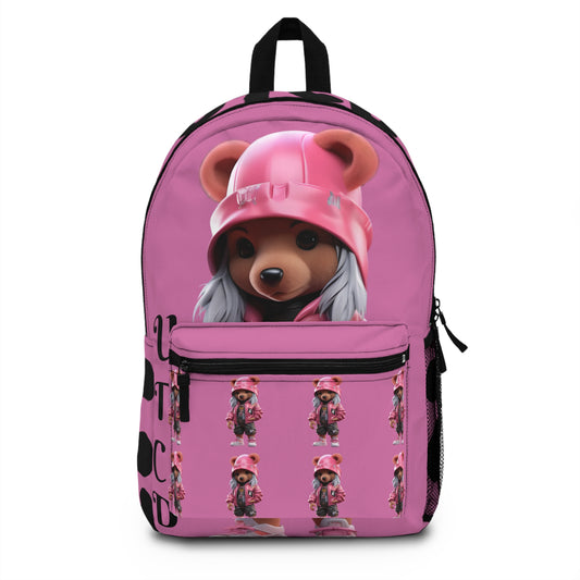 LIL QUEENS CLUB: HOODIE BEAR BACKPACK