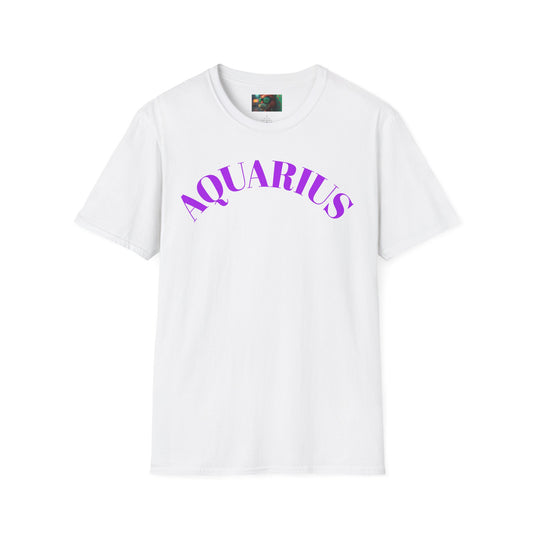 Aquarius Graphic Tee, Cosmic Zodiac Shirt, Astrology Gift, Spiritual Apparel, Angelic Artwork T-Shirt, Unique Birthday Present