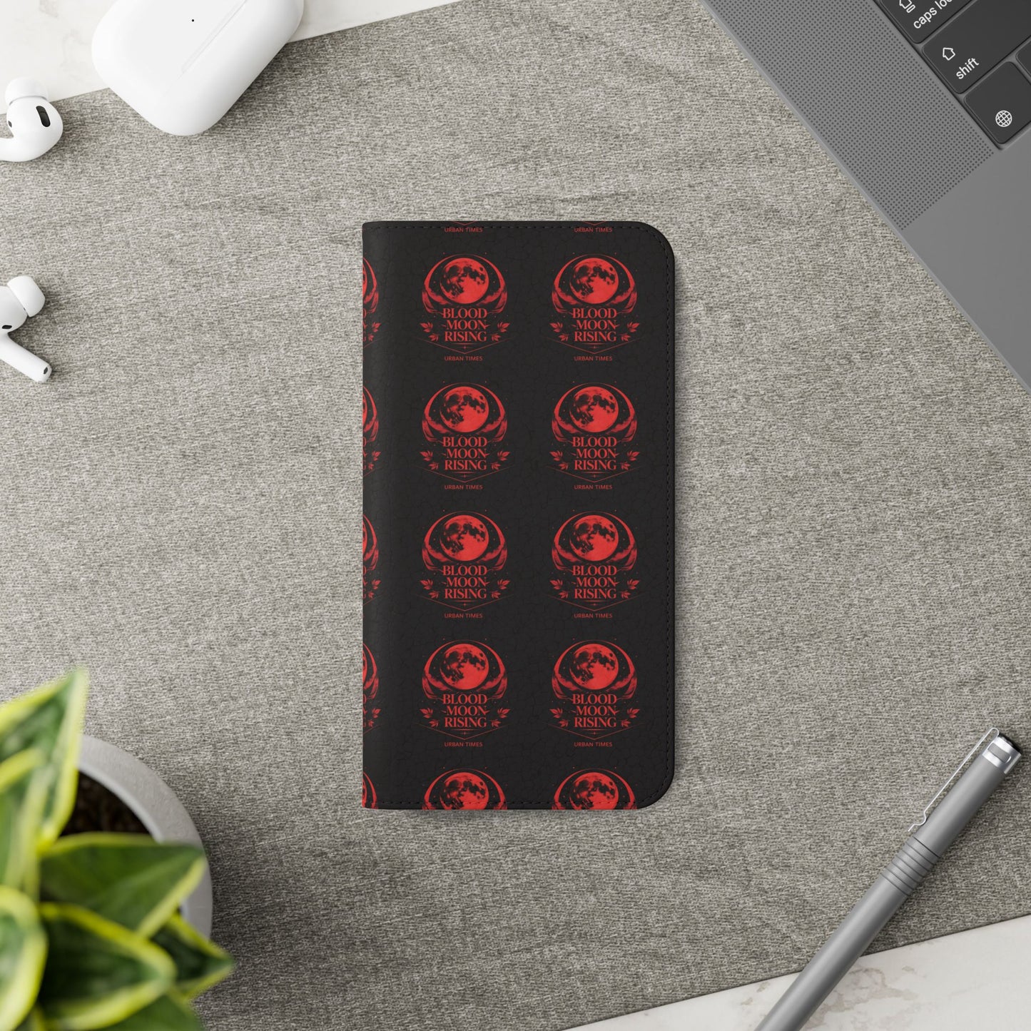 Bold Red Dragon Flip Cases, Stylish Phone Cover, Unique Gift, Phone Accessories, Holiday Gift.